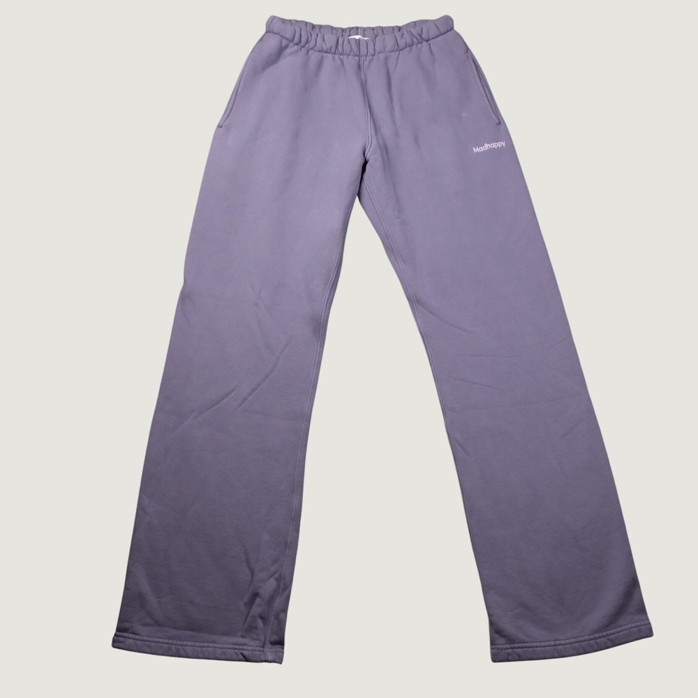 Madhappy Sweatpants Straight Leg Medium Purple Cotton Streetwear Made in USA